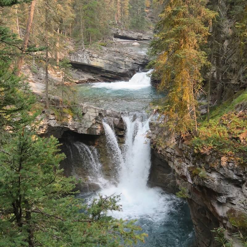 Johnston Canyon Waterfall