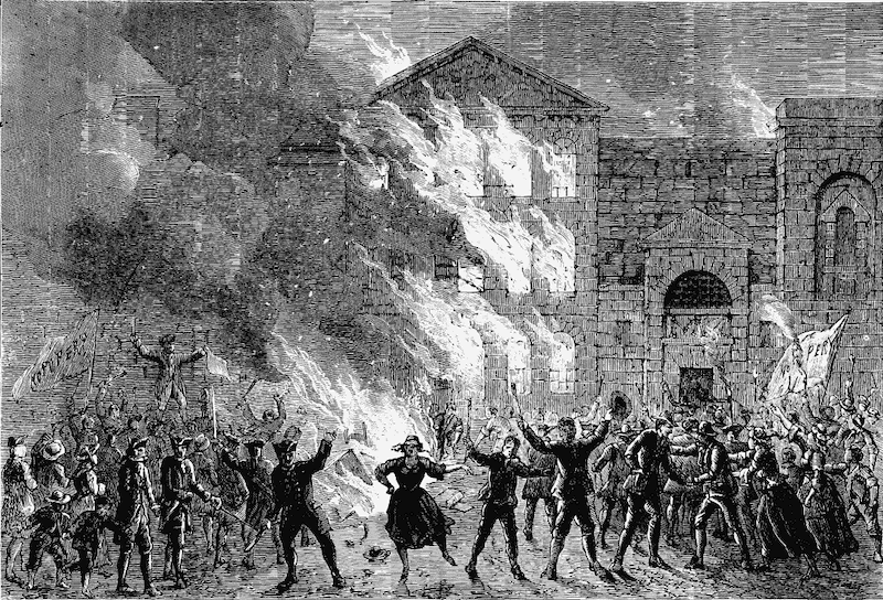 Newgate burnt down