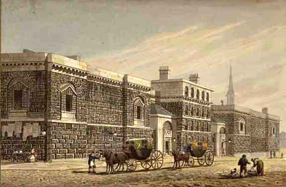 West View of Newgate by George Shepherd 1784-1862