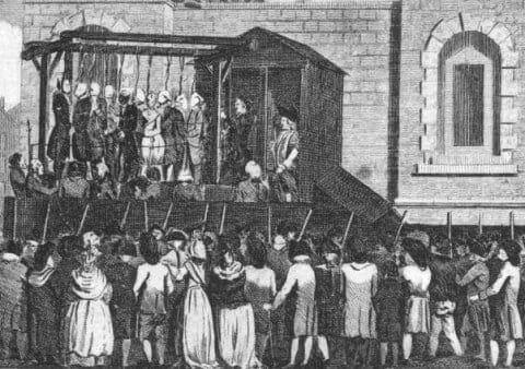 Newgate Prison execution