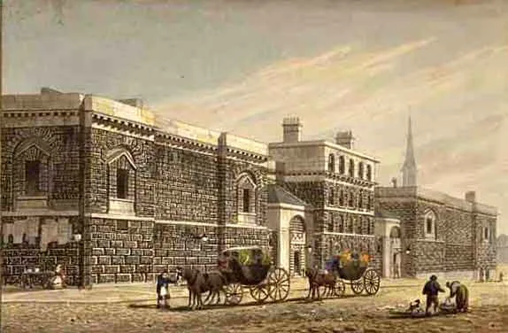 West View of Newgate by George Shepherd 1784-1862